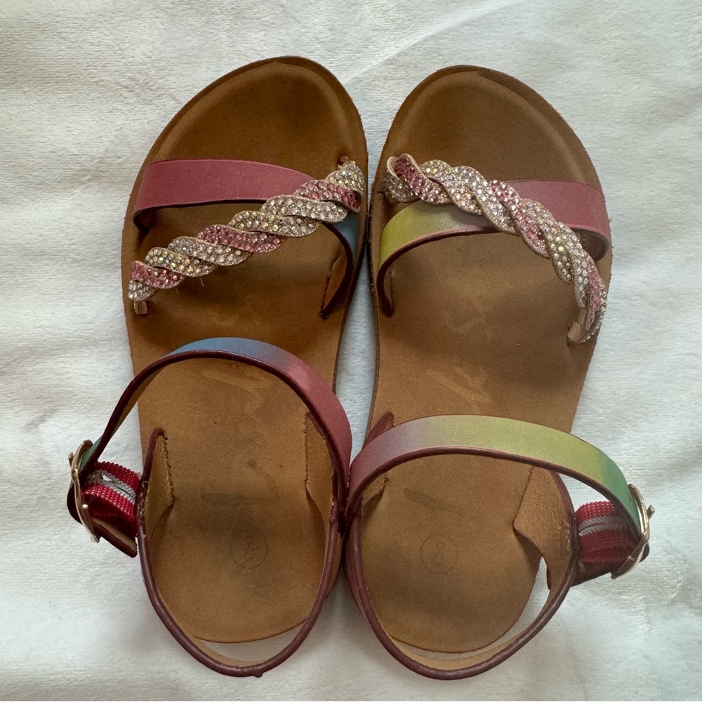 Link Soft Sandals - Toddler Girl Size 8 LIKE NEW!